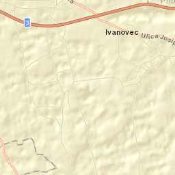 Ivanovec Street Map
