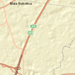 Mala Subotica Street Map