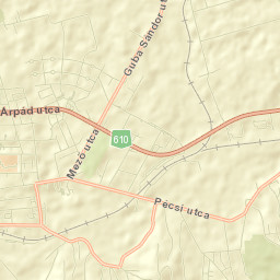 Kaposvár Street Map