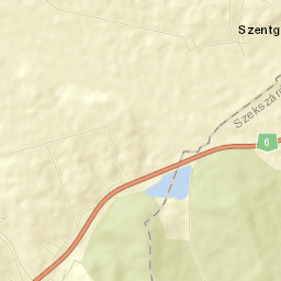 Szentgálpuszta Street Map