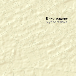 Vynohradove Street Map