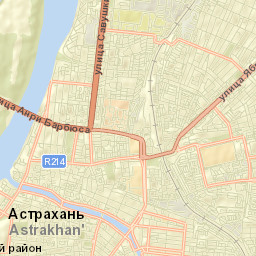 Astrakhan Street Map