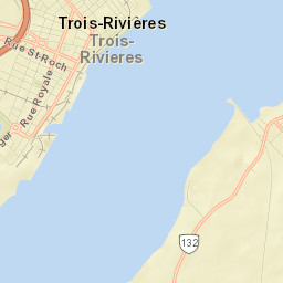 Trois-Rivières Street Map