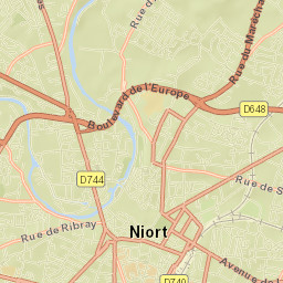 Niort Street Map