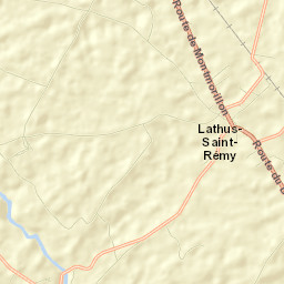 Lathus-Saint-Rémy Street Map