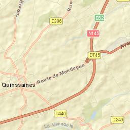 Quinssaines Street Map