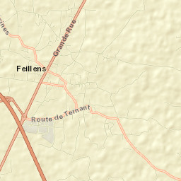 Feillens Street Map