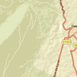 Gex Street Map