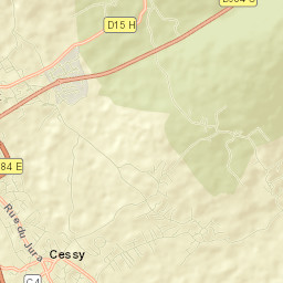 Cessy Street Map