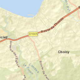 Margencel Street Map