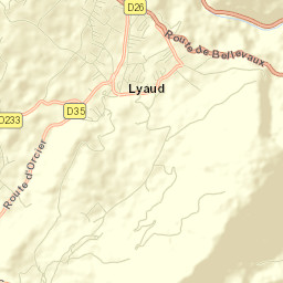 Lyaud Street Map