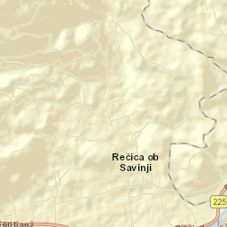 Rečica ob Savinji Street Map