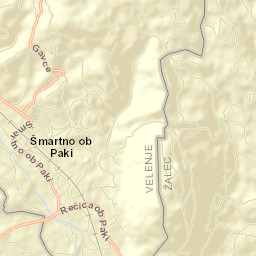 Šmartno ob Paki Street Map