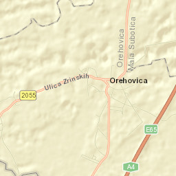 Orehovica Street Map