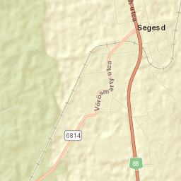Segesd Street Map