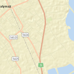 Szatymaz Street Map