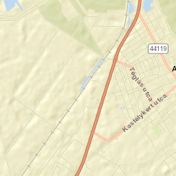 Algyő Street Map