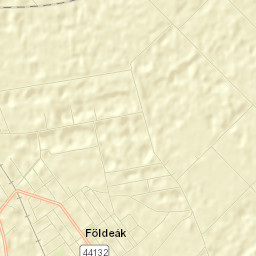 Földeák Street Map