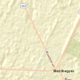 Mezőhegyes Street Map