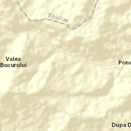 Comuna Ponor Street Map