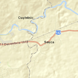 Cuștelnic Street Map