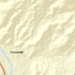 Cucuieți Street Map