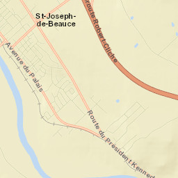 Saint-Joseph-de-Beauce Street Map
