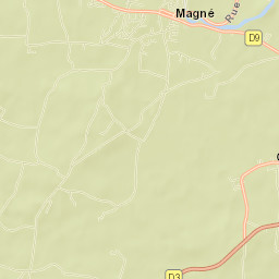 Magné Street Map