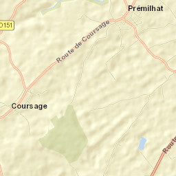 Prémilhat Street Map