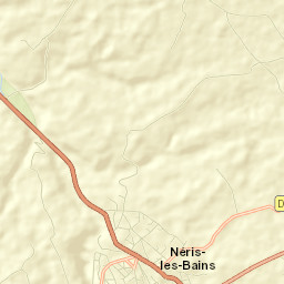 Néris-les-Bains Street Map