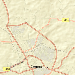 Commentry Street Map