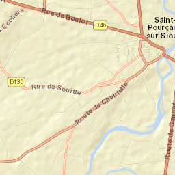 Saint-Pourçain-sur-Sioule Street Map