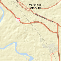 Varennes-sur-Allier Street Map