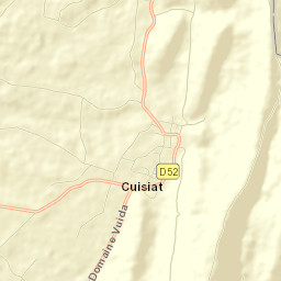 Cuisiat Street Map