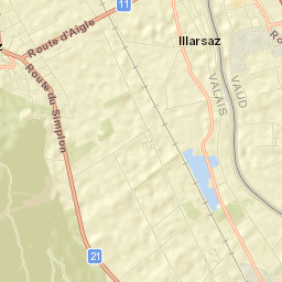 Vionnaz Street Map