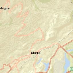 Sierre Street Map