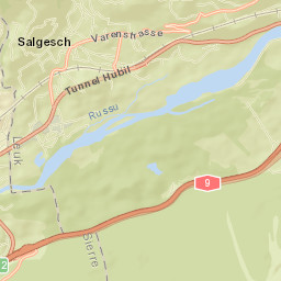 Salgesch Street Map