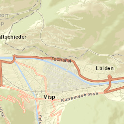 Visp Street Map