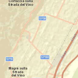 Cortaccia sulla Strada del Vino Street Map