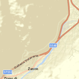 Predazzo Street Map