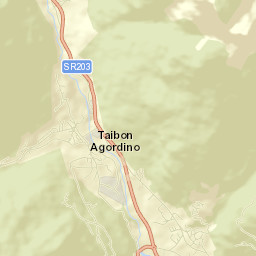 Taibon Agordino Street Map