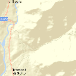 Tramonti di Sopra Street Map