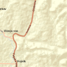 Vojnik Street Map