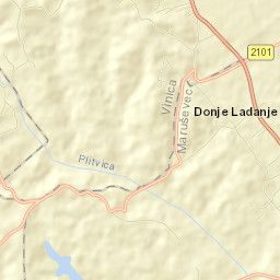 Donje Ladanje Street Map