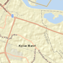 Kućan Marof Street Map