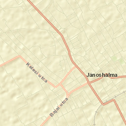 Jánoshalma Street Map