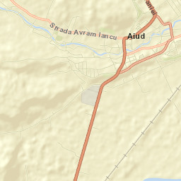 Aiudul de Sus Street Map