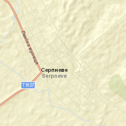 Serpneve Street Map