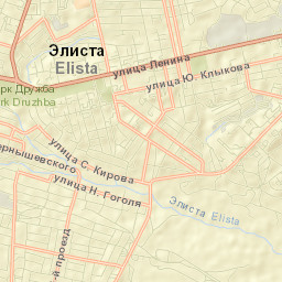 Elista Street Map