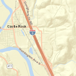 Castle Rock Street Map